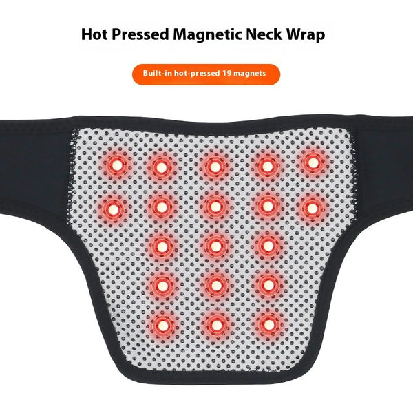 Self-heating Neck Belt Cervical Spine Bandana With Hot Pressing Magnet